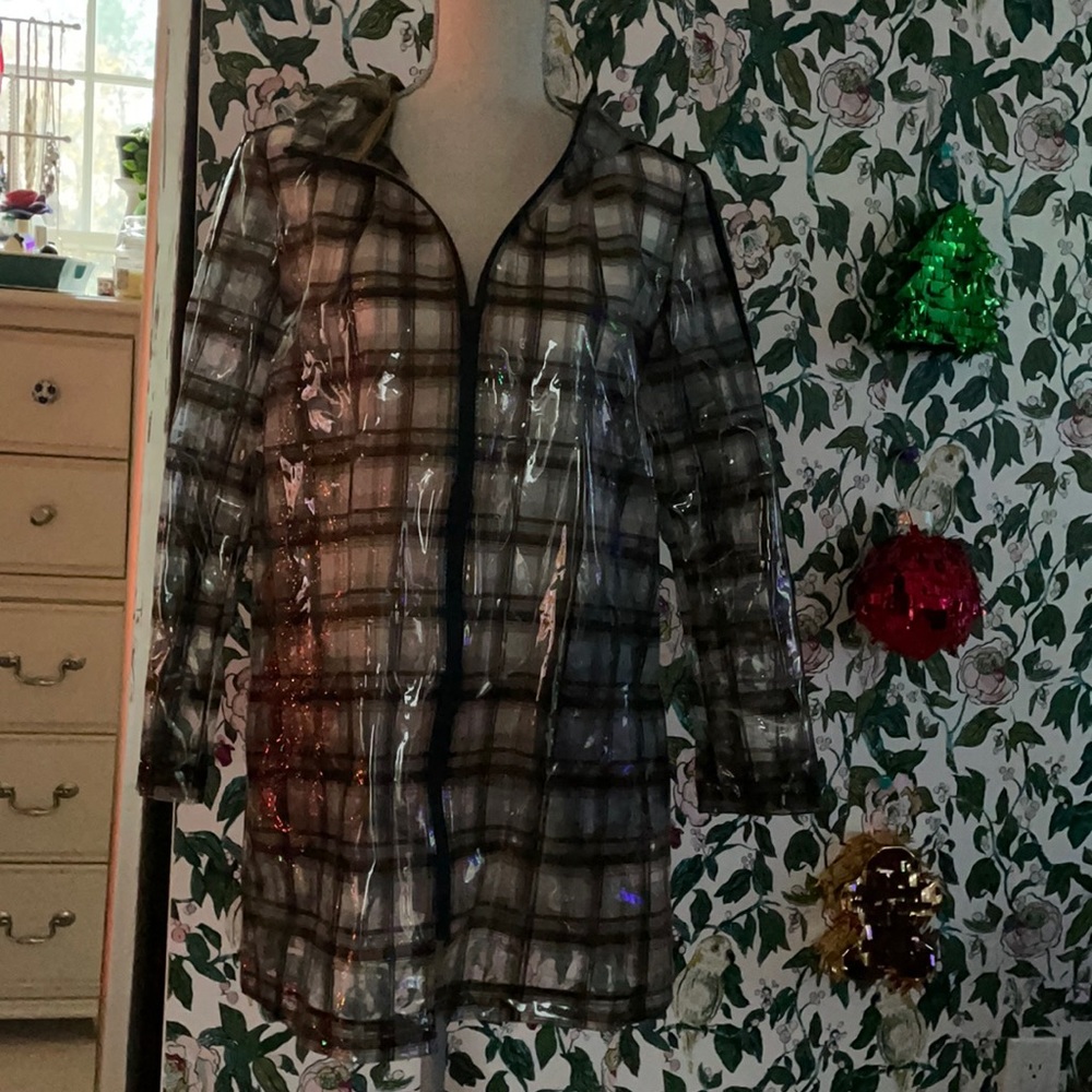 Zara Basics Clear Raincoat